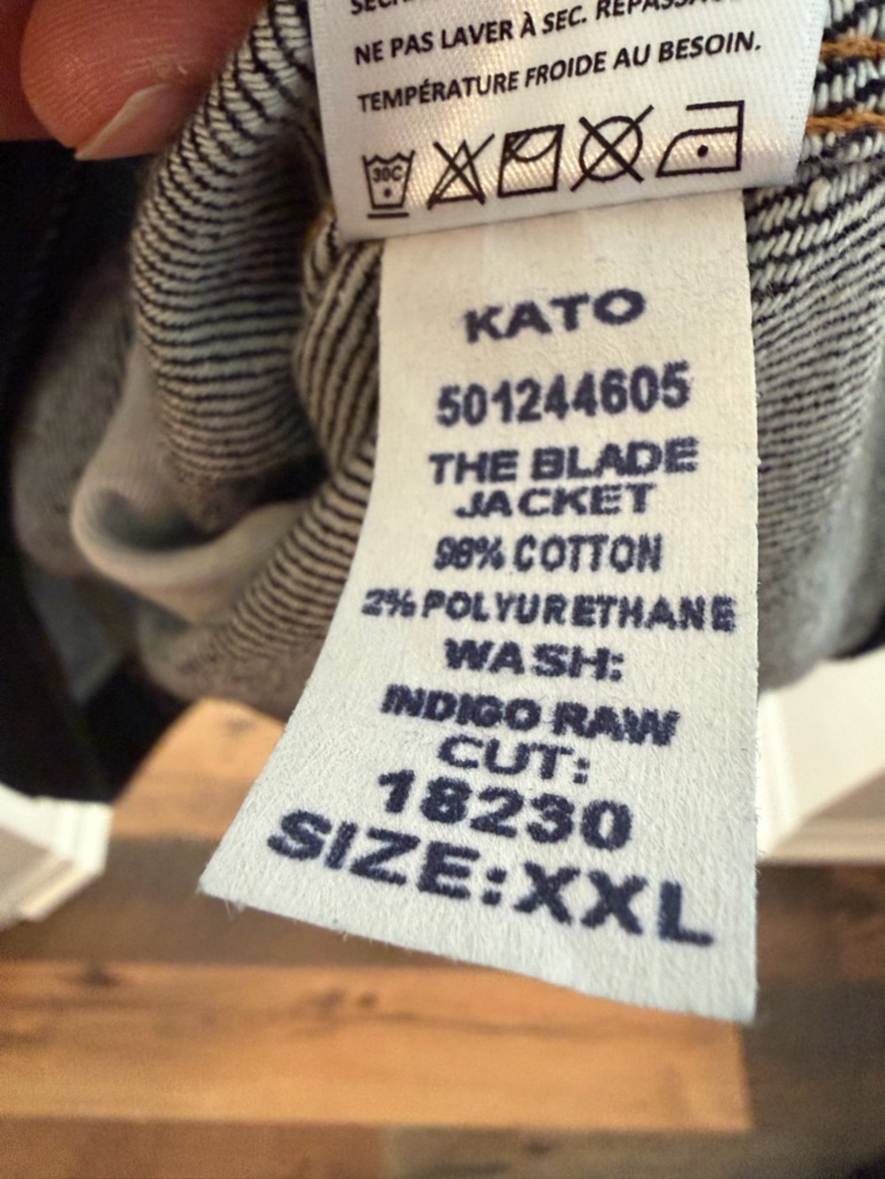 Hiroshi Kato “The Blade” Denim Jacket - Picture 4 of 4